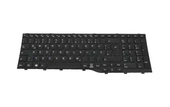 Keyboard DE (german) black/black original suitable for Fujitsu LifeBook E5512A