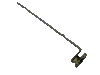 Display hinge / left for B.com 2440 XL+ Model 251
