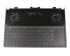 0KN1-641GE11 original Pega keyboard incl. topcase DE (german) black/black with backlight