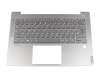 Keyboard incl. topcase DE (german) grey/grey with backlight original suitable for Lenovo IdeaPad S540-14IWL (81ND/81QX)