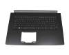 Keyboard incl. topcase FR (french) black/black original suitable for Acer Aspire 5 (A517-51)