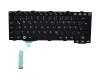 Keyboard DE (german) black original suitable for Fujitsu LifeBook P701