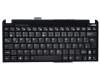 Keyboard DE (german) black/black glare original suitable for Asus Eee PC R051BX