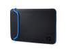V5C31AA#ABB original HP Cover (black/blue) for 15.6" devices