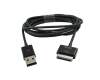 USB data / charging cable black original suitable for Asus Eee Pad Transformer (TF0030T)