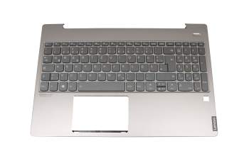 ÜC5SB-GR original Lenovo keyboard incl. topcase DE (german) grey/silver with backlight