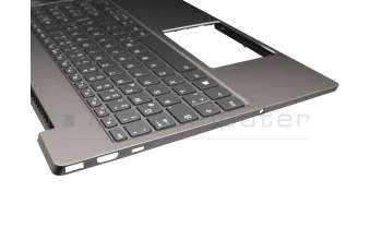 ÜC5SB-GR original Lenovo keyboard incl. topcase DE (german) grey/silver with backlight