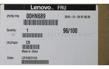 Lenovo 00HN689 Bezel,LCD,w/ Camera