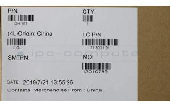 Lenovo 00HT611 FRU Palmrest ASM 15W w/FPR 3+2 BCP
