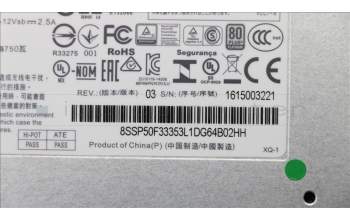 Lenovo 00HV322 PWR_SUPPLY Liteon PS-2751-3L-L