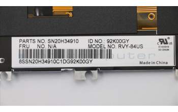Lenovo 00JT864 MECH_ASM KBD,US,LB,screw,CHY,Backlit