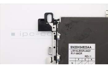 Lenovo 00JT874 MECH_ASM KBD,GR,LB,screw,CHY,Backlit