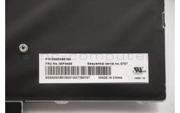 Lenovo 00PA400 PYWL-KBD, USI, DFN, BL