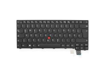 00UR407 original Lenovo keyboard DE (german) black/black matte with backlight and mouse-stick