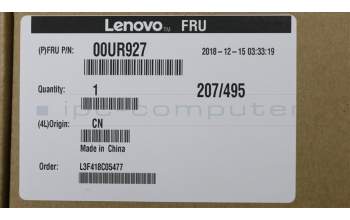 Lenovo 00UR927 Sheet,Bezel,Lens,Incel