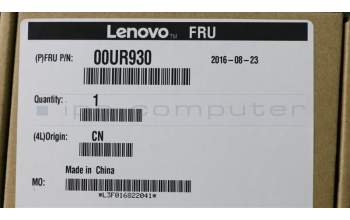 Lenovo 00UR930 HINGE Kit,SZS,NEC