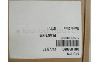 Lenovo 00UR980 MECH_ASM CS15S_3+2BCP,MYLAR,PBLACK,TRA