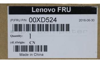 Lenovo 00XD524 MECH_ASM Rear IO shield for 702BT