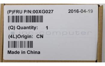 Lenovo 00XG027 FAN System fan DIS C0-00