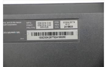 Lenovo 00XH528 DT_KYB Slim USB KB N L-B_US-EU