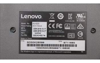 Lenovo 00XH574 DT_KYB Preferred Pro USB KB N L_TR 179