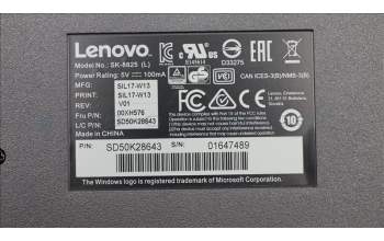 Lenovo 00XH576 Externe Tastatur, USB, Englisch (Euro), Nicht beleuchtet