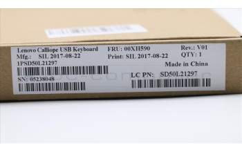 Lenovo 00XH590 DT_KYB USB Calliope KB BK BEL FRA