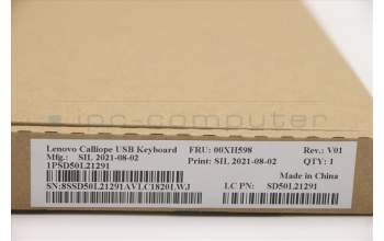 Lenovo DT_KYB USB Calliope KB BK FRA for Lenovo Thinkcentre M715S (10MB/10MC/10MD/10ME)