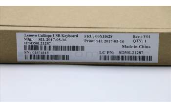 Lenovo 00XH628 DT_KYB USB Calliope KB BK 470 ARA