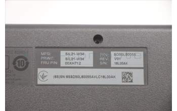 Lenovo 00XH712 Keyboard External,USB,Spanish,Black,Non_Backlight