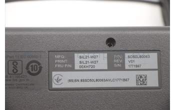 Lenovo 00XH720 DT_KYB USB TRDTNL KB BK SPA