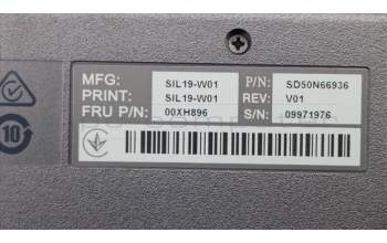 Lenovo 00XH896 Keyboard External,PS2,USA English,Black,Non_Backlight