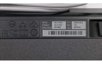 Lenovo 00XH982 Externe Tastatur, USB, Englisch, Silber, Nicht beleuchtet