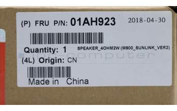 Lenovo 01AH923 SPEAKERINT M800 SU 2W speaker