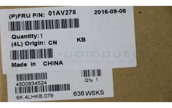 Lenovo 01AV278 NB_KYB Sazan KBD,NDC,CHY