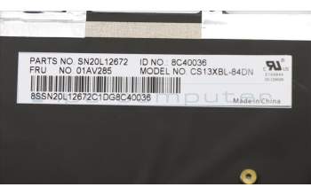 Lenovo 01AV285 NB_KYB Wolverine KBD,NDC,CHY BL