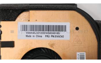 Lenovo 01AV343 HEATSINK CPU GPU N17PQ3 w fan