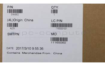 Lenovo 01AV912 Hinge,L+R,SZS/LH