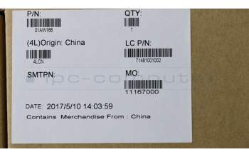 Lenovo 01AW166 Hinge,(L+R), AL