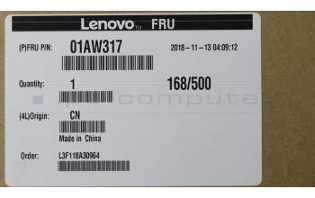 Lenovo 01AW317 COVER Base,black,PA+GF,with Docking JC