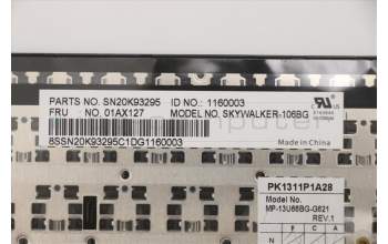 Lenovo 01AX127 NB_KYB Skywalker KBD,BG,CNY