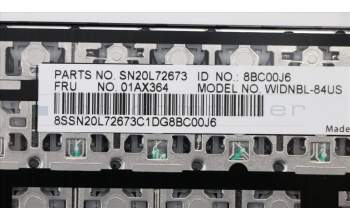 Lenovo 01AX364 NB_KYB Windu KBD,US,CHY