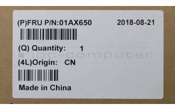 Lenovo 01AX650 NB_KYB Lin2 KBD,NDC,CHY
