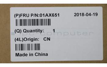 Lenovo 01AX651 NB_KYB Lin2 KBD,US,LTN