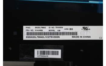 Lenovo 01AX658 Interne Tastatur, Bulgarisch, Nicht beleuchtet