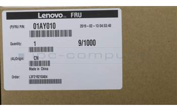 Lenovo MECH_ASM CS15W_3+2BCP,MYLAR,PBLACK,SUN for Lenovo ThinkPad T470s (20HF/20HG/20JS/20JT)