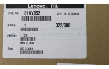 Lenovo 01AY052 MECH_ASM CS14S_3+2BCP,MYLAR,PBLACK,CHY