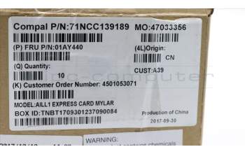 Lenovo MECHANICAL Express Mylar for Lenovo ThinkPad L570 (20J8/20J9)