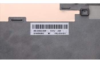 Lenovo 01AY911 COVER D-cover,w/ESD,SCR,hook,Black