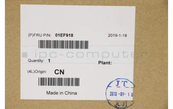 Lenovo 01EF918 MECH_ASM 334DT,F-Bezel,nonOdd&CR,JT